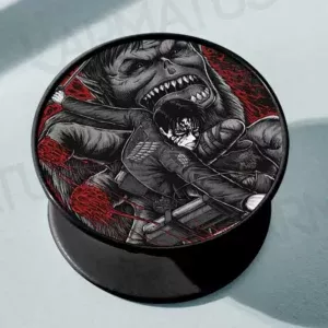 خرید پایه نگهدارنده گوشی موبایل پاپ سوکت طرح انیمه Attack On Titan کد 3 (اکسسوری, پاپ سوکت) از کرماتوس