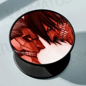 خرید پایه نگهدارنده گوشی موبایل پاپ سوکت طرح انیمه Attack On Titan کد 3 (اکسسوری, پاپ سوکت) از کرماتوس