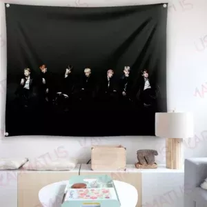 خرید بکدراپ بند بی تی اس Bts - کارماتوس (انواع قاب عکس و پوستر, بکدراپ) از کرماتوس