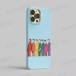 قاب موبایل طرح گروه موسیقی بی تی اس Bts