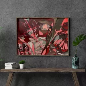 خرید تابلو عکس انیمه اتک آن تایتان Attack On Titan - کارماتوس (انواع قاب عکس و پوستر, قاب عکس) از کرماتوس