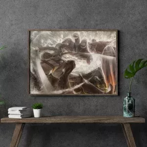 خرید تابلو عکس انیمه اتک آن تایتان Attack On Titan - کارماتوس (انواع قاب عکس و پوستر, قاب عکس) از کرماتوس