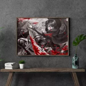 خرید تابلو عکس انیمه اتک آن تایتان Attack On Titan - کارماتوس (انواع قاب عکس و پوستر, قاب عکس) از کرماتوس