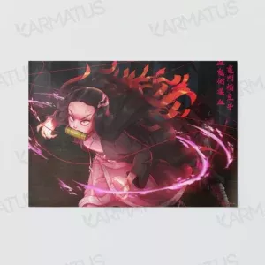 خرید پوستر طرح انیمه Demon Slayer شیطان کش - کارماتوس (انواع قاب عکس و پوستر, پوستر) از کرماتوس