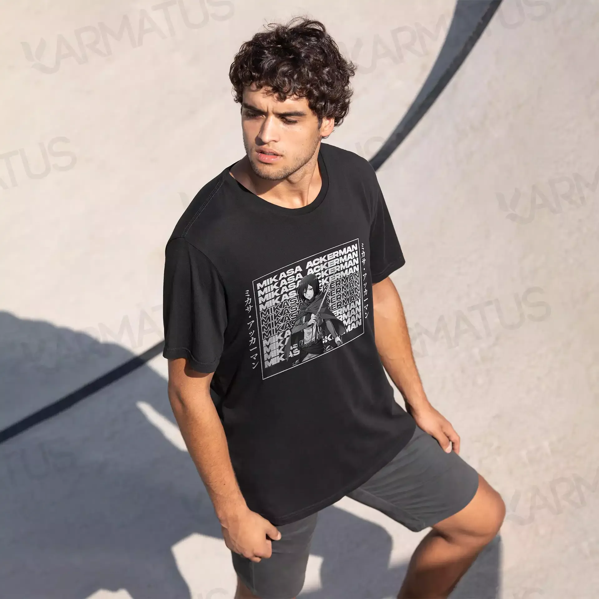 تیشرت اتک آن تایتان | کالکشن Anime - مدل Aot-01 599,000&Nbsp;تومان &Ndash; کارماتوس تیشرت طرح انیمه اتک آن تایتان میکاسا