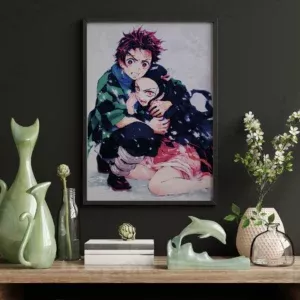 خرید تابلو عکس انیمه Demon Slayer شیطان کش - کارماتوس (انواع قاب عکس و پوستر, قاب عکس) از کرماتوس