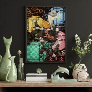 خرید تابلو عکس انیمه Demon Slayer شیطان کش - کارماتوس (انواع قاب عکس و پوستر, قاب عکس) از کرماتوس