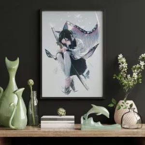 خرید تابلو عکس انیمه Demon Slayer شیطان کش - کارماتوس (انواع قاب عکس و پوستر, قاب عکس) از کرماتوس