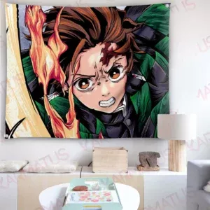 خرید بکدراپ انیمه Demon Slayer شیطان کش - کارماتوس (انواع قاب عکس و پوستر, بکدراپ) از کرماتوس