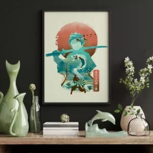 خرید تابلو عکس انیمه Demon Slayer شیطان کش - کارماتوس (انواع قاب عکس و پوستر, قاب عکس) از کرماتوس