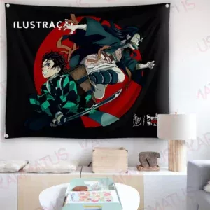 خرید بکدراپ انیمه Demon Slayer شیطان کش - کارماتوس (انواع قاب عکس و پوستر, بکدراپ) از کرماتوس