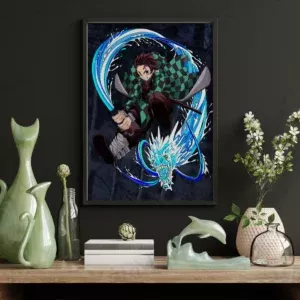 خرید تابلو عکس انیمه Demon Slayer شیطان کش - کارماتوس (انواع قاب عکس و پوستر, قاب عکس) از کرماتوس