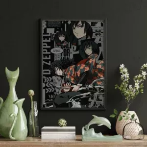 خرید تابلو عکس انیمه Demon Slayer شیطان کش - کارماتوس (انواع قاب عکس و پوستر, قاب عکس) از کرماتوس