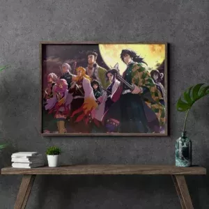 خرید تابلو عکس انیمه Demon Slayer شیطان کش - کارماتوس (انواع قاب عکس و پوستر, قاب عکس) از کرماتوس