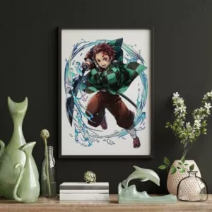 خرید تابلو عکس انیمه Demon Slayer شیطان کش - کارماتوس (انواع قاب عکس و پوستر, قاب عکس) از کرماتوس