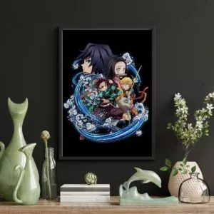 خرید تابلو عکس انیمه Demon Slayer شیطان کش - کارماتوس (انواع قاب عکس و پوستر, قاب عکس) از کرماتوس