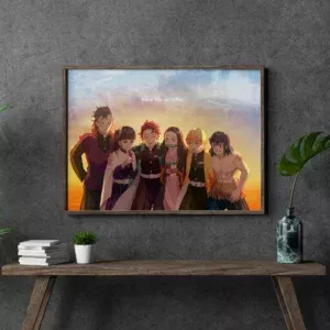 خرید تابلو عکس انیمه Demon Slayer شیطان کش - کارماتوس (انواع قاب عکس و پوستر, قاب عکس) از کرماتوس