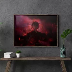 خرید تابلو عکس انیمه Demon Slayer شیطان کش - کارماتوس (انواع قاب عکس و پوستر, قاب عکس) از کرماتوس