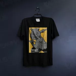 تیشرت مشکی طرح انیمه Demon Slayer