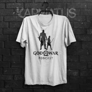 خرید تیشرت سفید گاد آف وار God Of War - کارماتوس (پوشاک, تیشرت, تیشرت بازی Game) از کرماتوس
