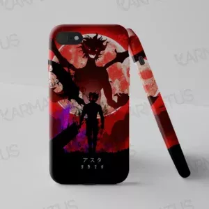 قاب موبایل طرح انیمه شبدر سیاه Black Clover