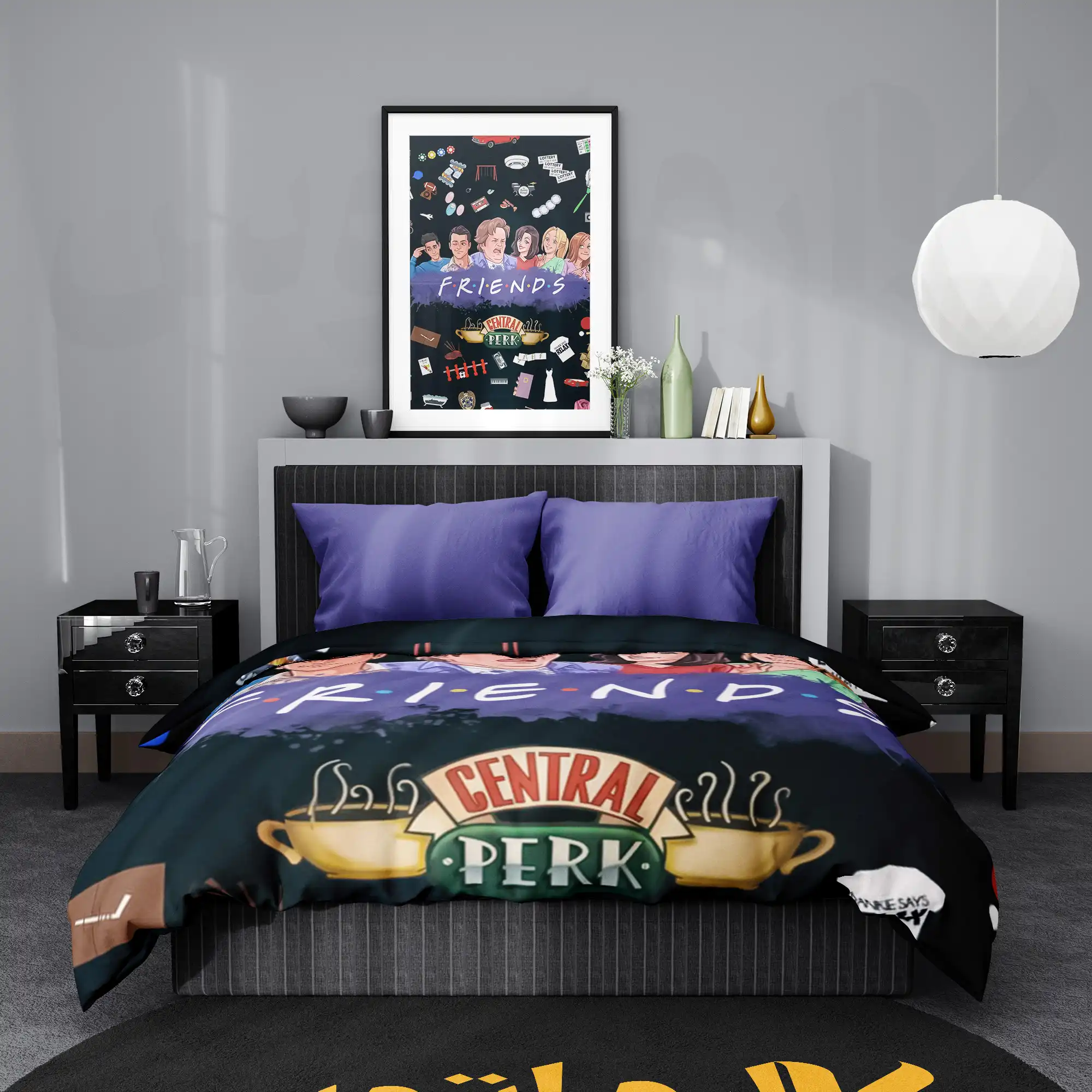 روتختی یک و دو نفره طرح سریال فرندز Friends کد 1 5,900,000&Nbsp;تومان &Ndash; کارماتوس روتختی یک و دو نفره طرح سریال فرندز Friends - کارماتوس