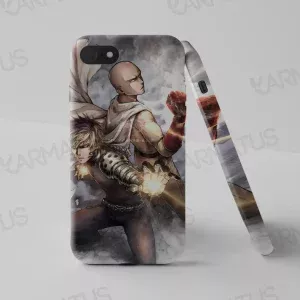 قیمت و خرید قاب موبایل انیمه وان پانچ من One Punch Man مرد یک مشتی طرح سایتاما ، جنوس و...