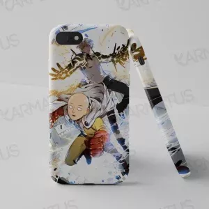 قیمت و خرید قاب موبایل انیمه وان پانچ من One Punch Man مرد یک مشتی طرح سایتاما ، جنوس و...