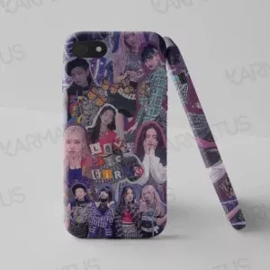 قاب موبایل طرح گروه موسیقی بلک پینک Black Pink