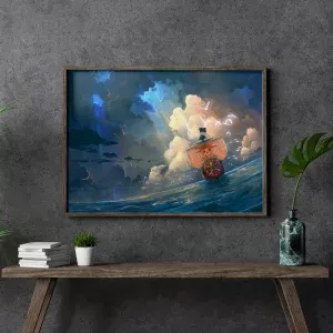 خرید تابلو عکس طرح انیمه وان پیس One Piece - کارماتوس (انواع قاب عکس و پوستر, قاب عکس) از کرماتوس