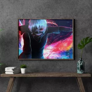 خرید تابلو عکس طرح انیمه توکیو غول Tokyo Ghoul - کارماتوس (انواع قاب عکس و پوستر, قاب عکس) از کرماتوس