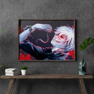 خرید تابلو عکس طرح انیمه توکیو غول Tokyo Ghoul - کارماتوس (انواع قاب عکس و پوستر, قاب عکس) از کرماتوس