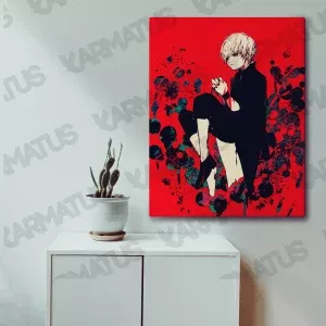 خرید تابلو عکس طرح انیمه توکیو غول Tokyo Ghoul - کارماتوس (انواع قاب عکس و پوستر, قاب عکس) از کرماتوس