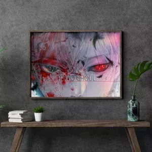 خرید تابلو عکس طرح انیمه توکیو غول Tokyo Ghoul - کارماتوس (انواع قاب عکس و پوستر, قاب عکس) از کرماتوس