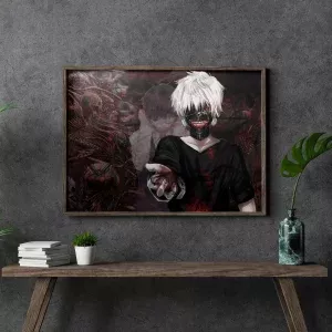 خرید تابلو عکس طرح انیمه توکیو غول Tokyo Ghoul - کارماتوس (انواع قاب عکس و پوستر, قاب عکس) از کرماتوس