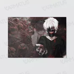 خرید پوستر طرح انیمه توکیو غول Tokyo Ghoul - کارماتوس (انواع قاب عکس و پوستر, پوستر) از کرماتوس