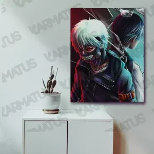 خرید تابلو عکس طرح انیمه توکیو غول Tokyo Ghoul - کارماتوس (انواع قاب عکس و پوستر, قاب عکس) از کرماتوس