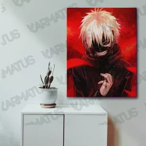 خرید تابلو عکس طرح انیمه توکیو غول Tokyo Ghoul - کارماتوس (انواع قاب عکس و پوستر, قاب عکس) از کرماتوس