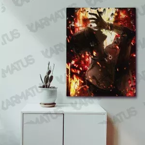 خرید تابلو عکس طرح انیمه توکیو غول Tokyo Ghoul - کارماتوس (انواع قاب عکس و پوستر, قاب عکس) از کرماتوس