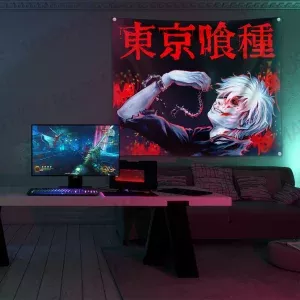 خرید بکدراپ طرح انیمه توکیو غول Tokyo Ghoul - کارماتوس (انواع قاب عکس و پوستر, بکدراپ) از کرماتوس