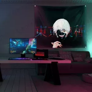 خرید بکدراپ طرح انیمه توکیو غول Tokyo Ghoul - کارماتوس (انواع قاب عکس و پوستر, بکدراپ) از کرماتوس