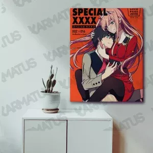 خرید تابلو عکس انیمه دارلینگ Darling In The Franxx - کارماتوس (انواع قاب عکس و پوستر, قاب عکس) از کرماتوس