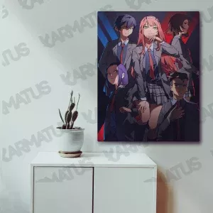 خرید تابلو عکس انیمه دارلینگ Darling In The Franxx - کارماتوس (انواع قاب عکس و پوستر, قاب عکس) از کرماتوس