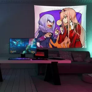 خرید بکدراپ طرح انیمه دارلینگ Darling In The Franxx - کارماتوس (انواع قاب عکس و پوستر, بکدراپ) از کرماتوس