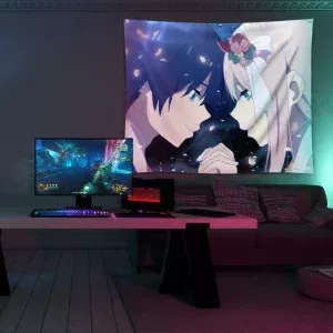 خرید بکدراپ طرح انیمه دارلینگ Darling In The Franxx - کارماتوس (انواع قاب عکس و پوستر, بکدراپ) از کرماتوس