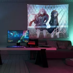 خرید بکدراپ طرح انیمه دارلینگ Darling In The Franxx - کارماتوس (انواع قاب عکس و پوستر, بکدراپ) از کرماتوس