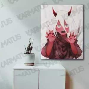 خرید تابلو عکس انیمه دارلینگ Darling In The Franxx - کارماتوس (انواع قاب عکس و پوستر, قاب عکس) از کرماتوس