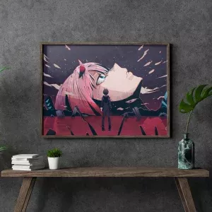 خرید تابلو عکس انیمه دارلینگ Darling In The Franxx - کارماتوس (انواع قاب عکس و پوستر, قاب عکس) از کرماتوس