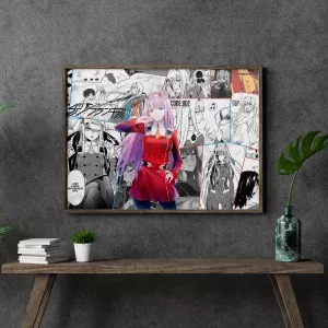 خرید تابلو عکس انیمه دارلینگ Darling In The Franxx - کارماتوس (انواع قاب عکس و پوستر, قاب عکس) از کرماتوس