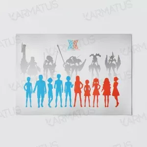 خرید پوستر طرح انیمه دارلینگ Darling In The Franxx - کارماتوس (انواع قاب عکس و پوستر, پوستر) از کرماتوس
